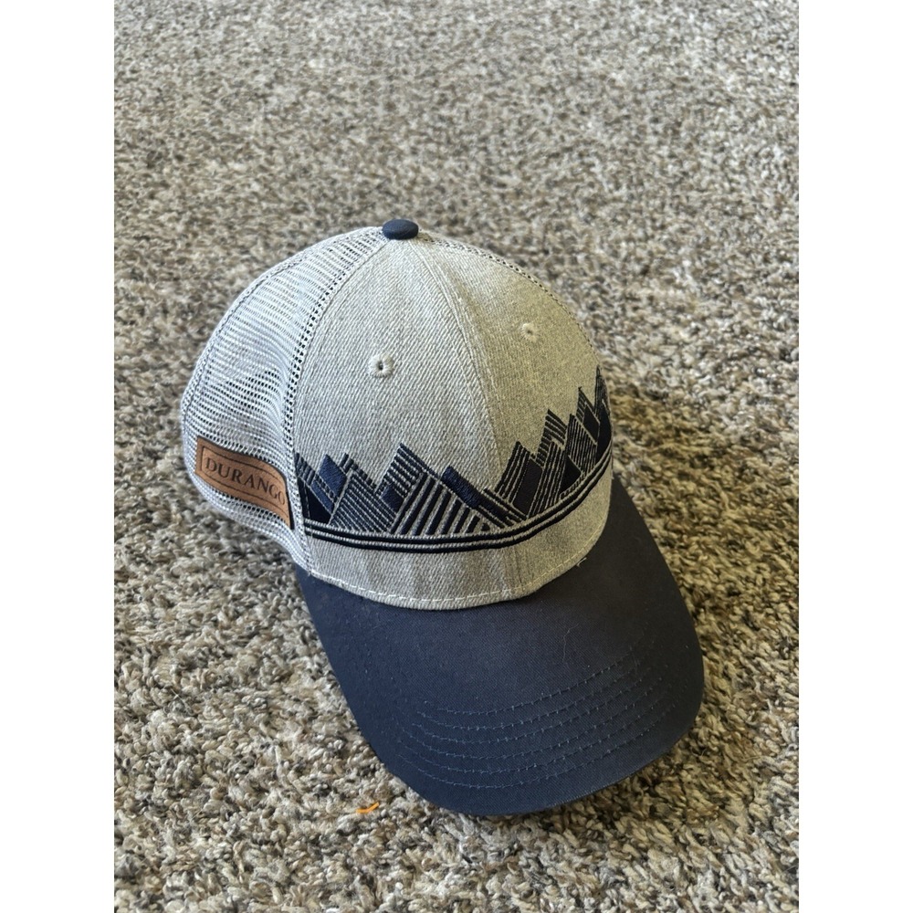 Durango Colorado Mesh Back SnapBack Hat Mountain Embroidery by Locale‎